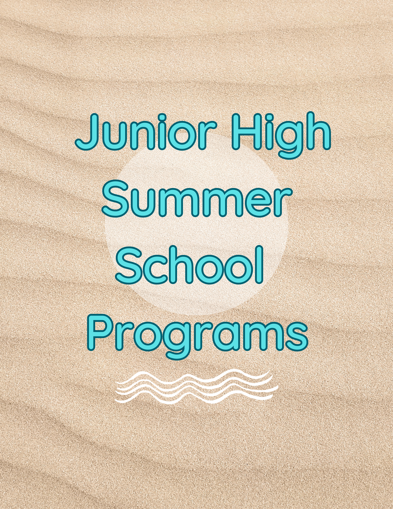 Junior High Summer School Programs